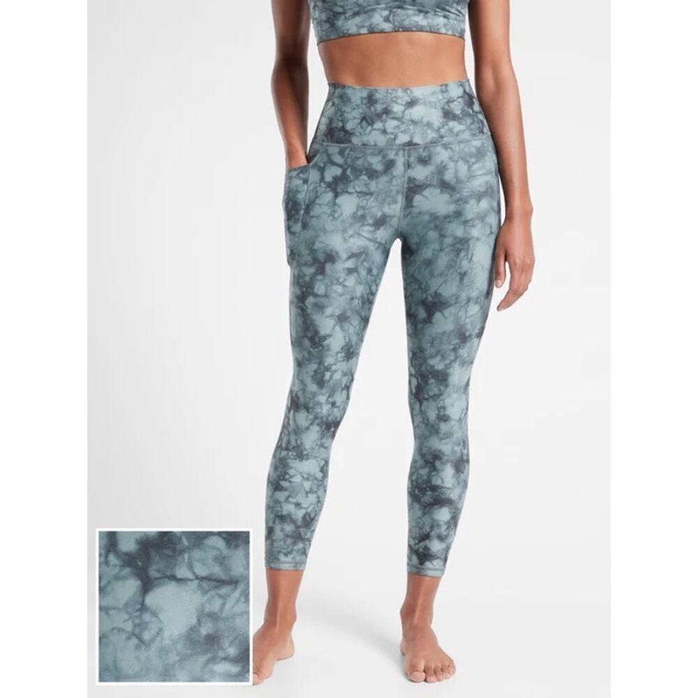 Athleta Salutation Stash Pocket Tie Dye Leggings